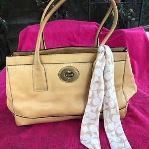 Coach leather bag
